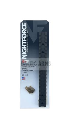 NightForce Picatinny bėgelis  SAV  LA NEW STYLE 1 PC 20 MOA  A165